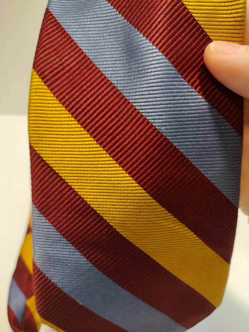 Dion Signature Striped Silk Tie